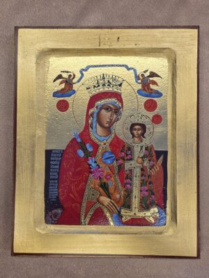 Икона Пресвятой Богородицы "Неувядаемый цвет"