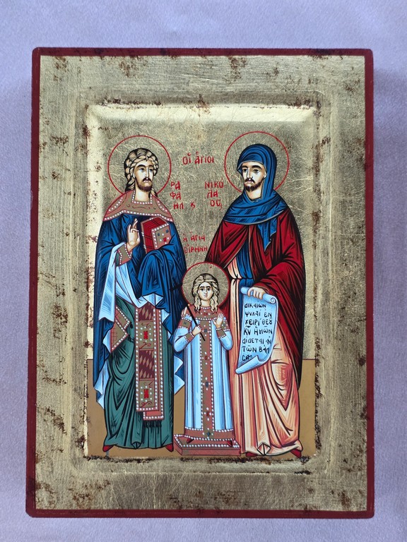 Икона Рафаила, Николая и Ирины